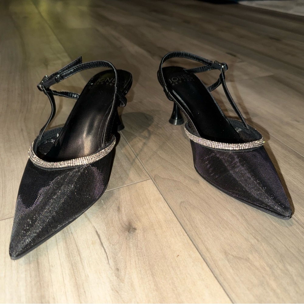Black Slingback Heels